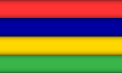 Flag of Mauritius.