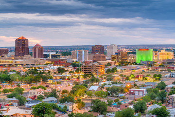 Fototapeta na wymiar Albuquerque, New Mexico, USA Cityscape