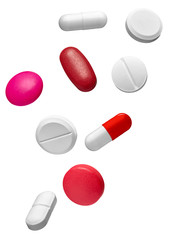 white red pill medical drug medication