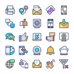 Communication Vector Icons Bundle 