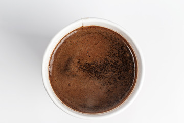 coffee in a paper cup