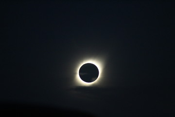 una linda vista del eclipse del 2 de julio en Argentina sin arreglos ni photoshop, fotos naturales