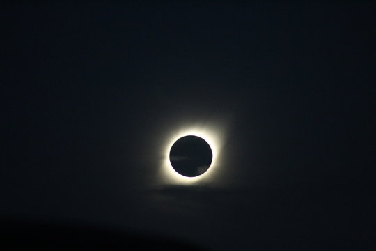 una linda vista del eclipse del 2 de julio en Argentina sin arreglos ni photoshop, fotos naturales