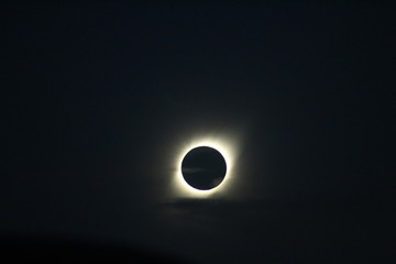 una linda vista del eclipse del 2 de julio en Argentina sin arreglos ni photoshop, fotos naturales