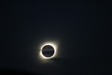 una linda vista del eclipse del 2 de julio en Argentina sin arreglos ni photoshop, fotos naturales