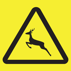 kangaroo crossing sign