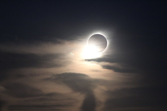 una linda vista del eclipse del 2 de julio en Argentina sin arreglos ni photoshop, fotos naturales