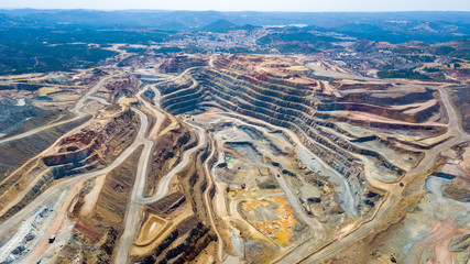 This mine is located in Riotinto, Huelva, Spain. This area along the Rio Tinto, in the Andalusian,...