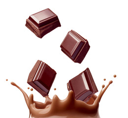 chocolate milk drink splash glass straw