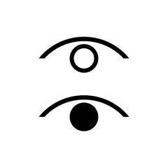 Eye symbol icon vector illustration