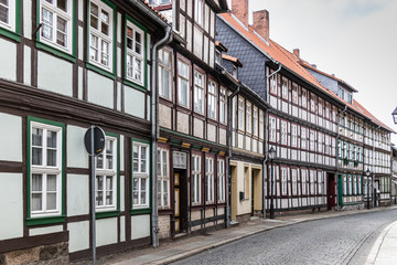 Half-timbered houses in Wernigerode (Harz)