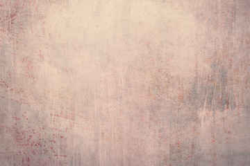 Pink distressed wall grungy background or texture