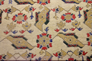 Elements of the ancient Turkish carpet.