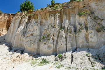 Gesteinserosion auf der griechischen Insel Kos