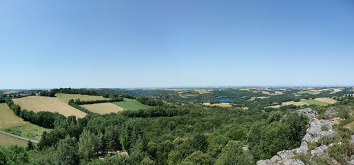 Fototapeta na wymiar Panorama du Tarn - Mont Roc