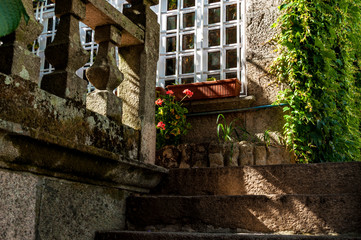 Fototapeta na wymiar Detail and window of old house