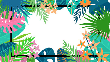 Tropical Plant Frame