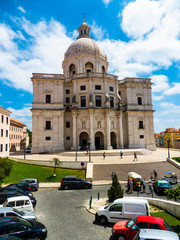 Fototapeta na wymiar Igreja de Santa Engrácia, Panteão, Panteao Nacional, Lisbon, Portugal, Jul 2017