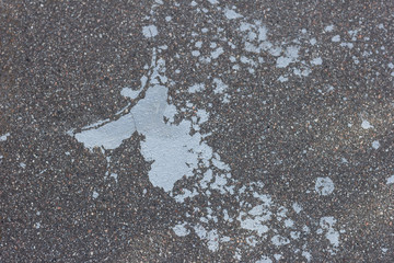 paint drops on asphalt abstract texture pattern