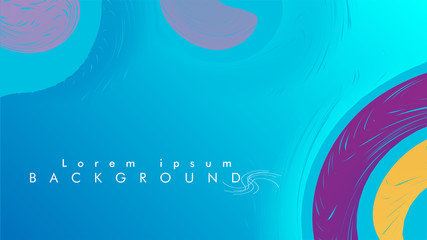 abstract background swirl colorful circle wave vector on eps 10