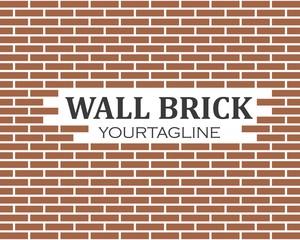 wall brick vector illustration background