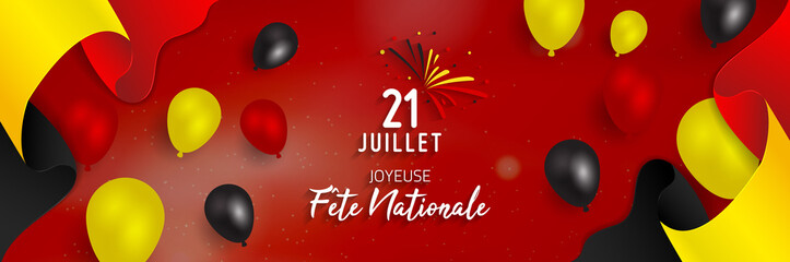 Belgium National Day - Belgian National Day. 21 Juillet Fete Nationale