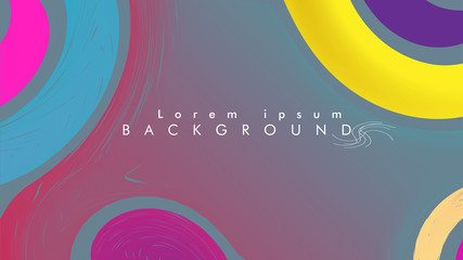 abstract background swirl colorful circle wave vector on eps 10