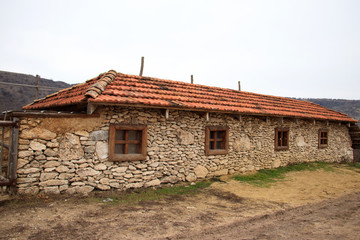Fototapeta na wymiar traditional stone house