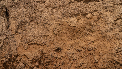 the ground is cracked by drought