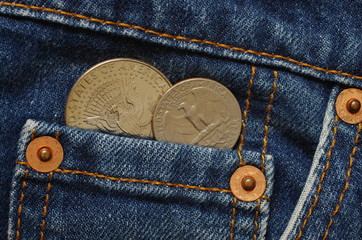 ジーンズのコインポケット