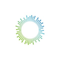 sound wave ilustration logo vector icon template