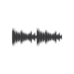 sound wave ilustration logo vector icon template