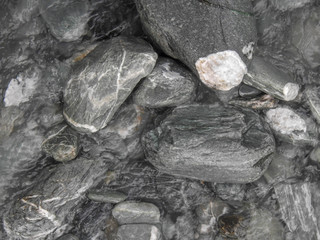 Grey and White Stones