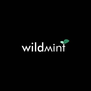 simple mint typography vector logo