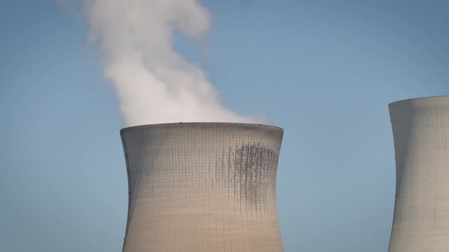 Cooling tower of Nuclear Power Plant in Doel Antwerpen