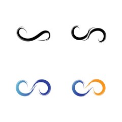 Infinity Design,Infinity logo Vector icon template