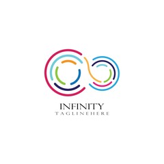 Infinity Design,Infinity logo Vector icon template
