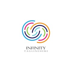 Infinity Design,Infinity logo Vector icon template