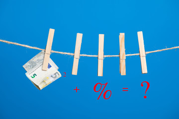 Billetes de Euro, moneda de la comunidad económica europea, el dinero es necesario en la vida...