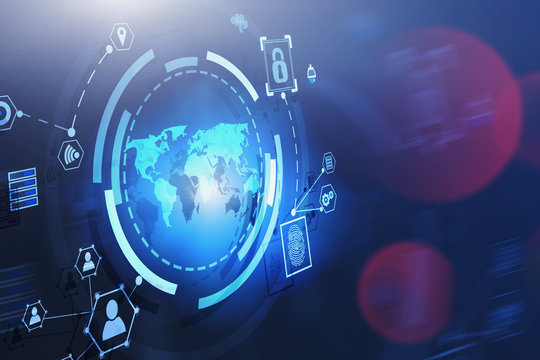 Global digital technology HUD interface