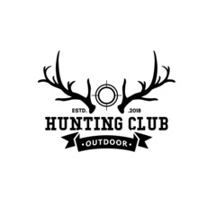 Hunter Vintage Logo Template