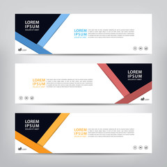 modern design, web banner template, vector illustration