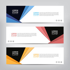 modern design, web banner template, vector illustration