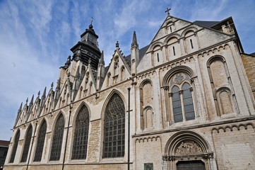Fototapeta na wymiar Bruxelles, la chiesa di Notre Dame de la Chapelle