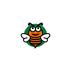 Bee Logo Design Template