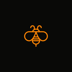 Bee Logo Design Template