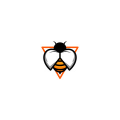 Bee Logo Design Template