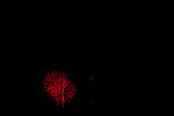 Fototapeta premium FIREWORKS ON THE FOURTH OF JULY
