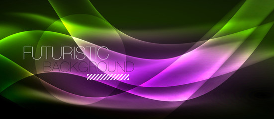 Neon light waves