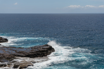 Stunning Lanai lookout vista on Oahu, Hawaii